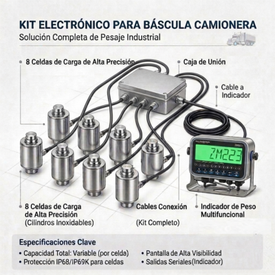 kit balanza camionera